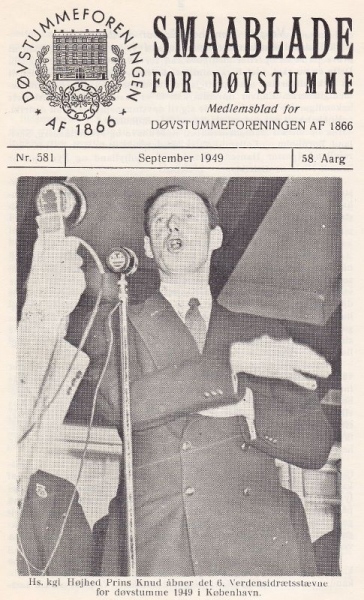 1949-Arveprins-Knud-i-Verdenslege-for-doeve-i-Koebenhavn