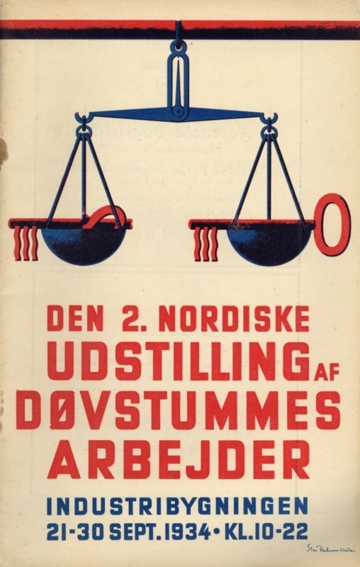 1934-Den-5.-nordiske-Doevstummekongres-plakat